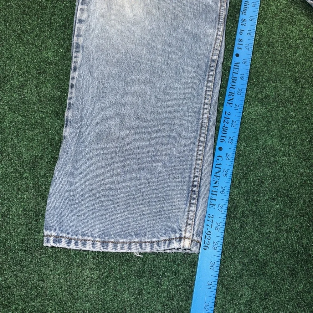 Levi's 550 Relaxed Fit Jeans 36x32 Baggy Tapered Light Wash Denim Y2K Grunge